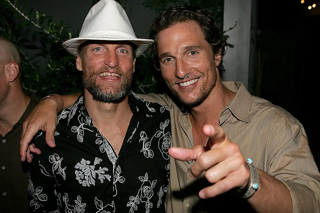 There's been a long-running rumour that A-listers Matthew McConaughey and Woody Harrelson are actually brothers (Gary Miller / Contributor / Getty Images)