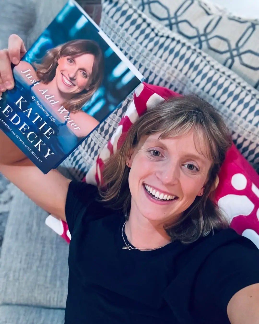 Ledecky released her memoir earlier this year (Instagram/@katieledecky)