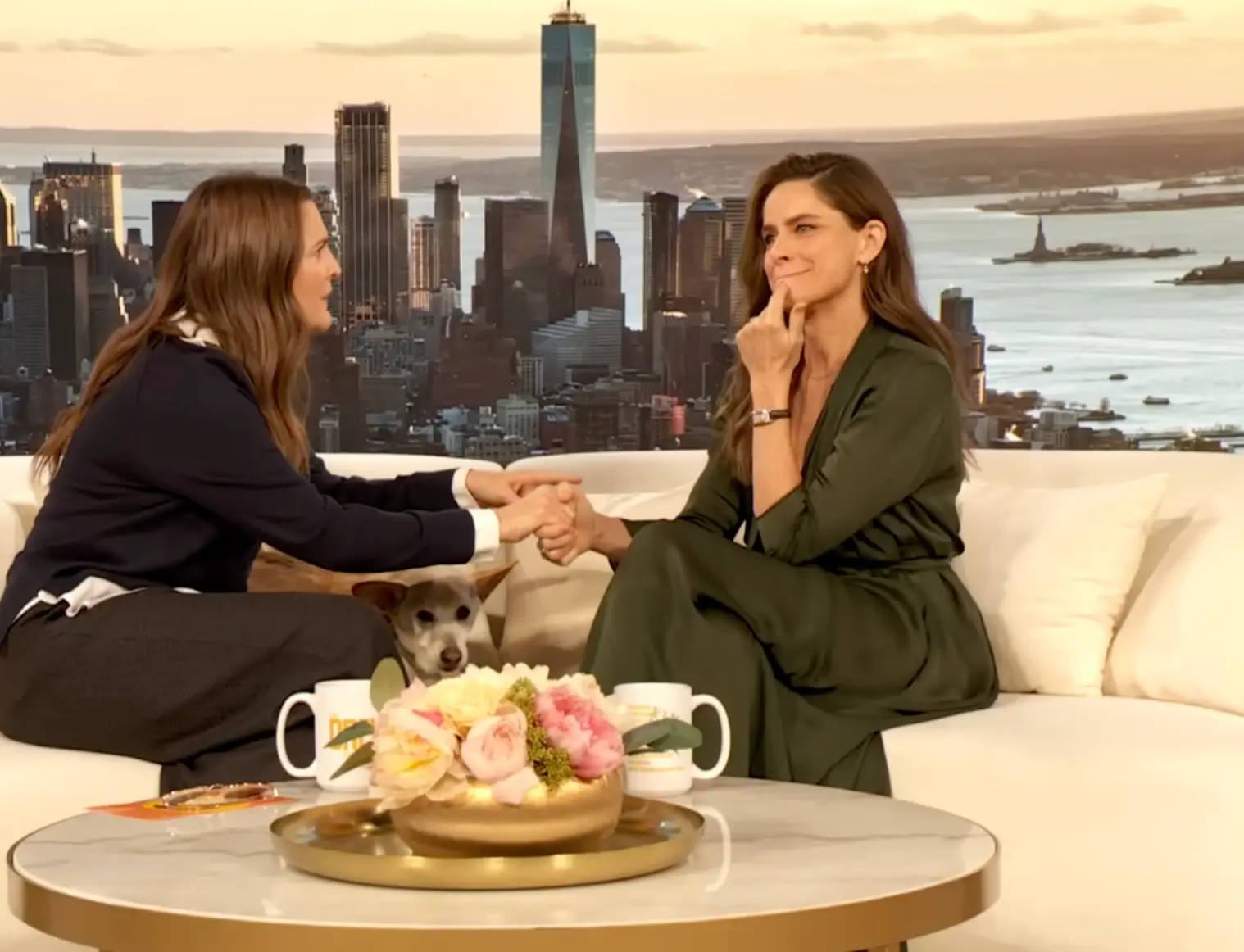 They divulged that Matthew Perry was also at the same 80s party (YouTube/The Drew Barrymore Show)