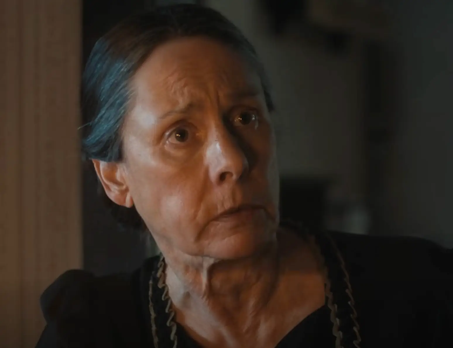 Ladybird star Laurie Metcalf plays the role of Ed Gein's domineering mother, Augusta, in the new Monster series (Netflix)