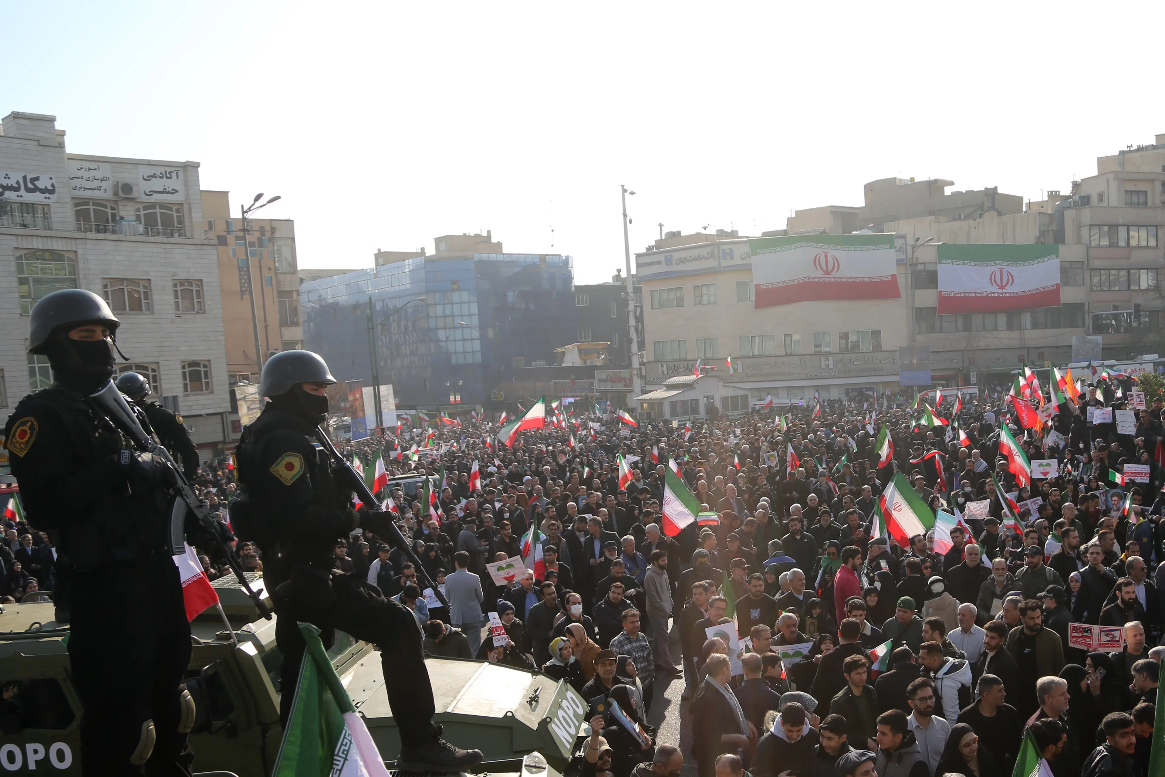 The protests were met with severe force (Fatemeh Bahrami/Anadolu via Getty Images)