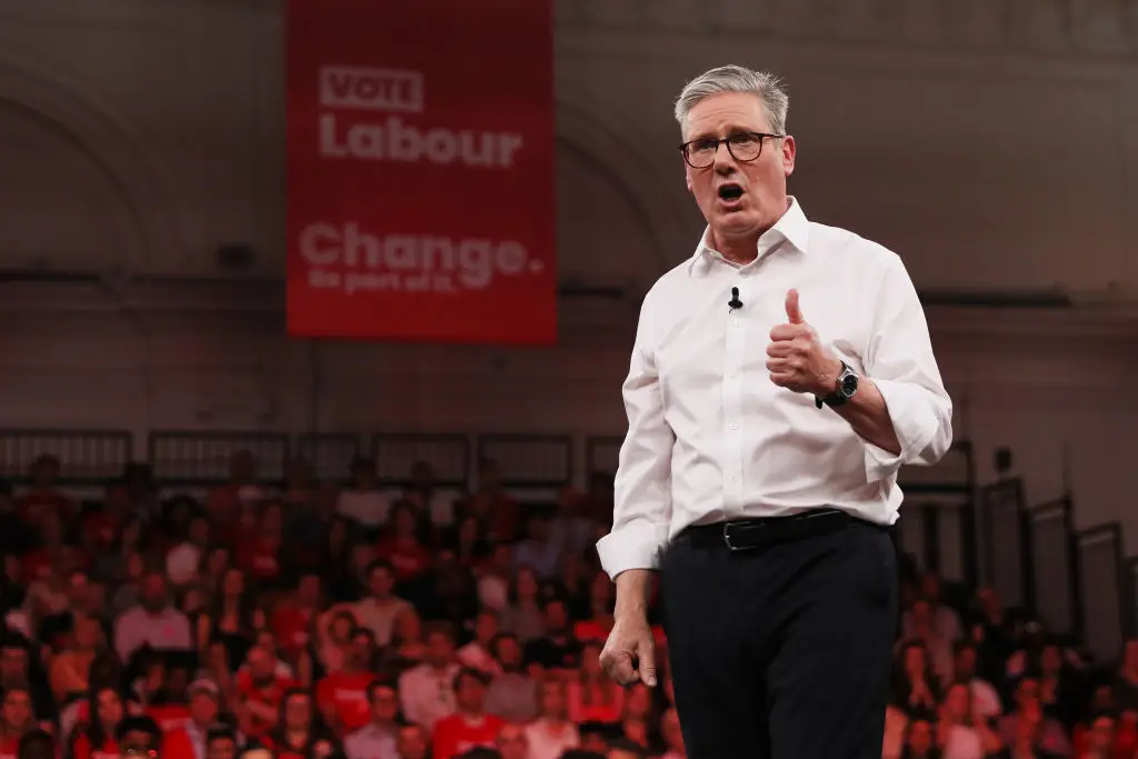 Keir Starmer won the 2024 general election by a landslide majority. (Alishia Abodunde / Stringer / Getty Images)