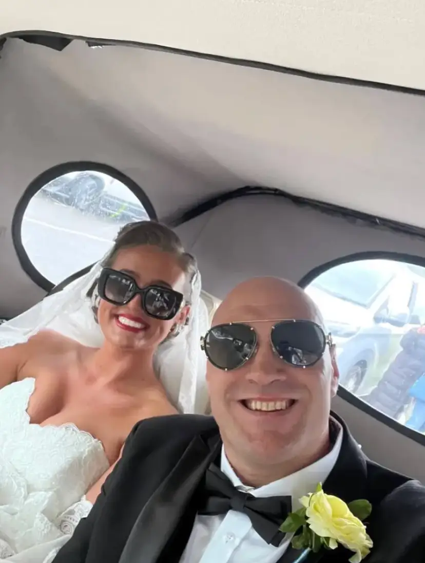 Tyson walked his daughter Venezuela down the aisle and gave an emotional speech at the wedding (Instagram/tysonfury)