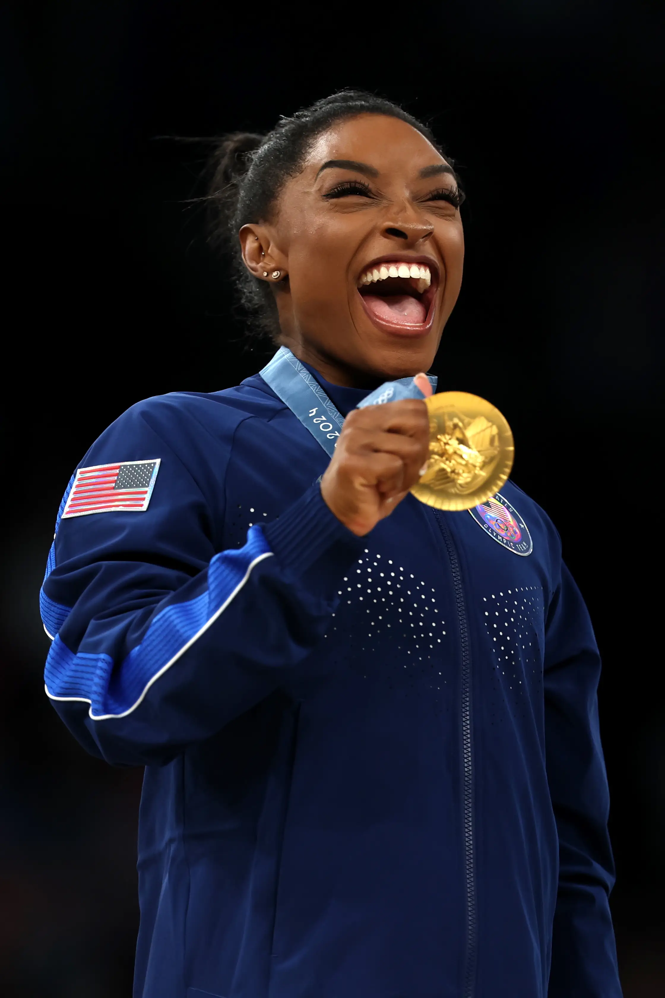 Simone is the most decorated gymnast in history. (Naomi Baker/Getty Images)