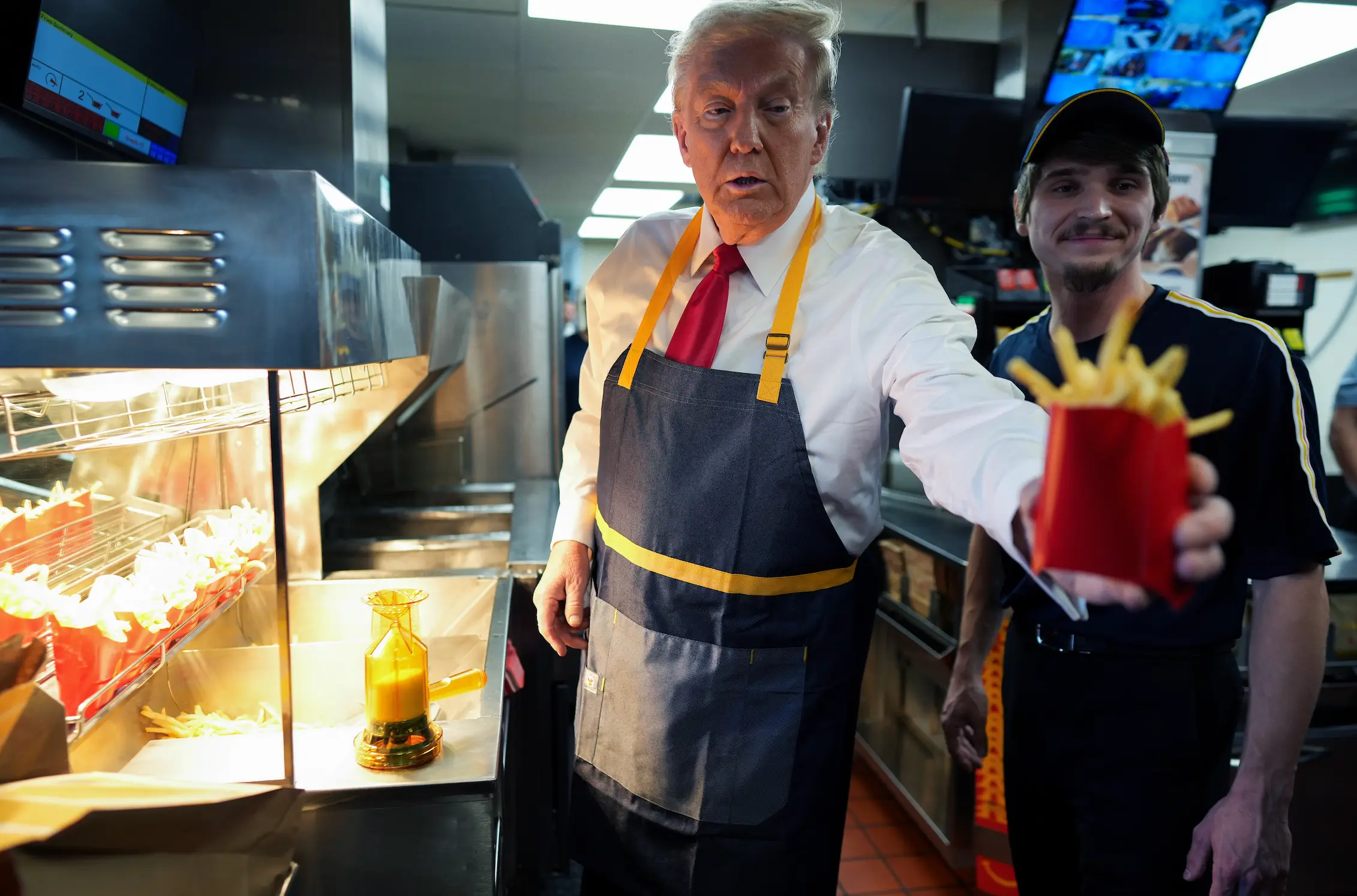 Trump previously discussed his love of McDonald's (Doug Mills-Pool/Getty Images)