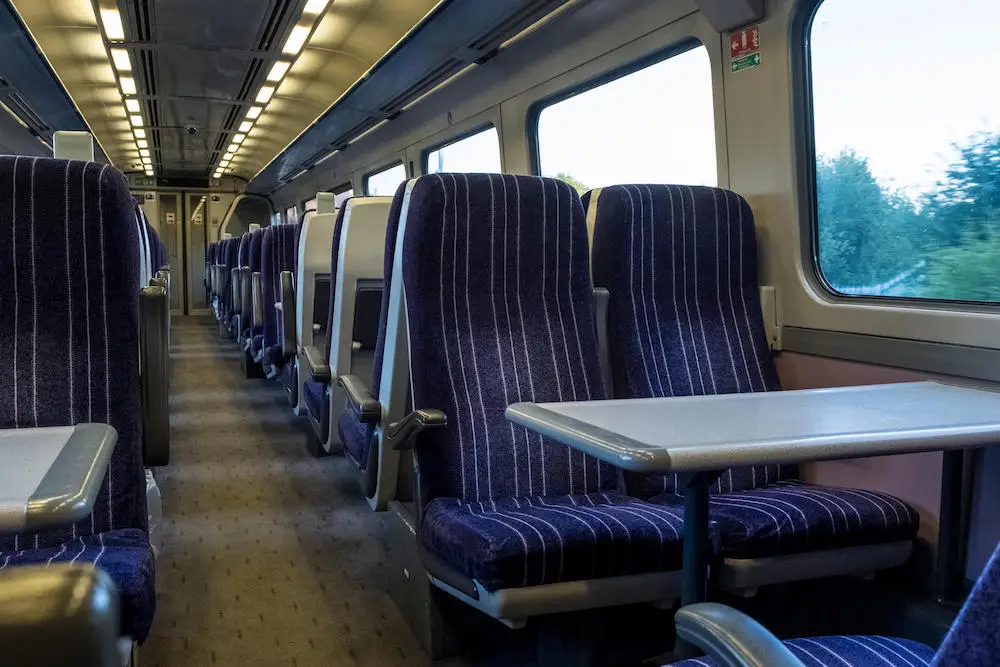 The woman had been sitting on a table seat when the unfortunate situation unfolded.