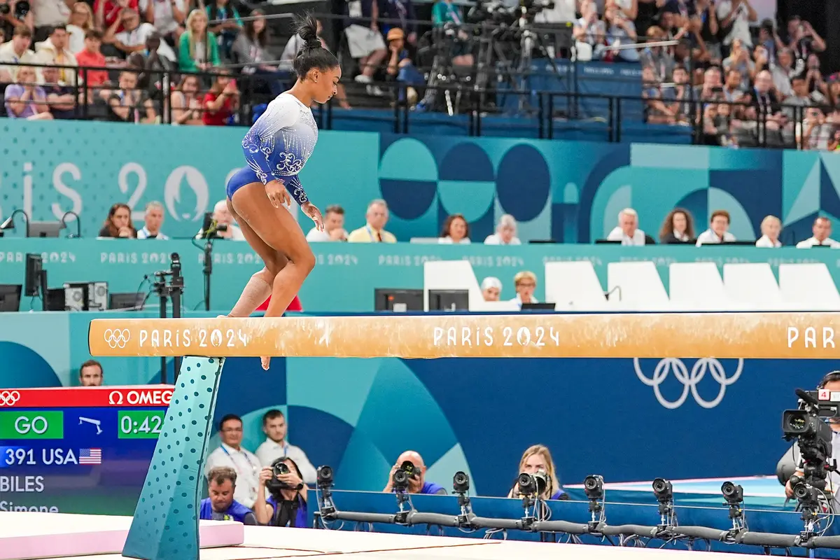 Her mistake sadly cost her a medal (Eurasia Sport Images/Getty Images)