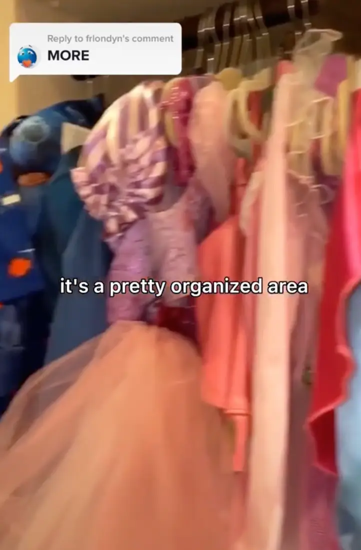 There's a whole costume section.