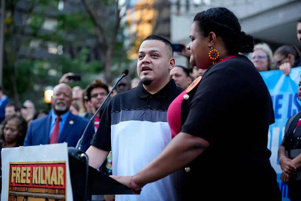 Maryland father Kilmar Armando Ábrego García was 'mistakenly' deported to El Salvador back in March (Andrew Harnik/Getty Images)