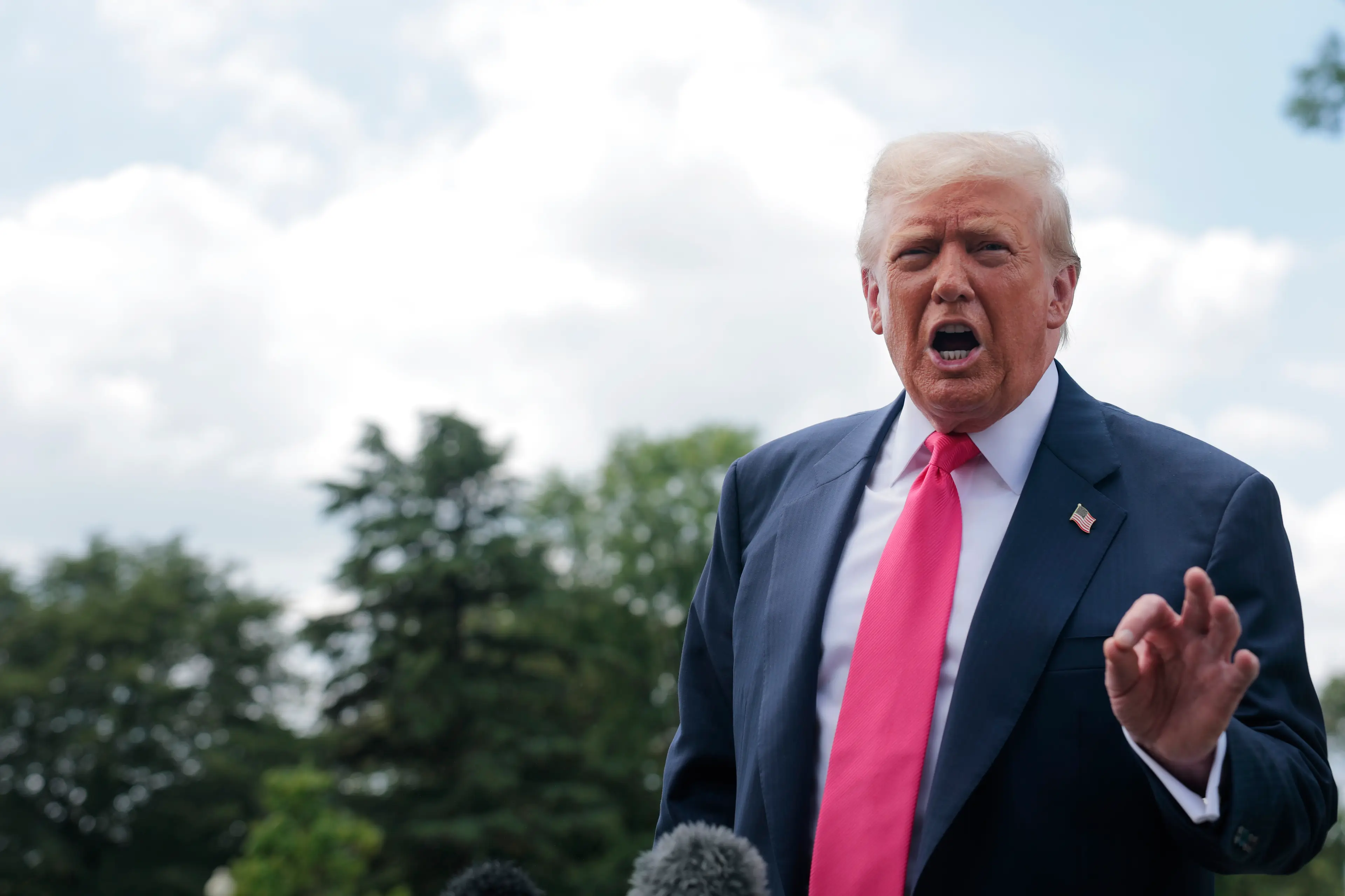 Donald Trump's administration has responded to the latest Epstein files reports (Anna Moneymaker/Getty Images)