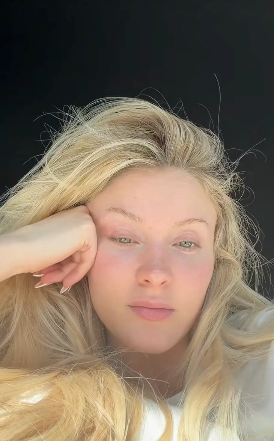 Singer Zara Larsson has responded to the backlash following her 'abortion joke' comments (TikTok/@zaralarsson)