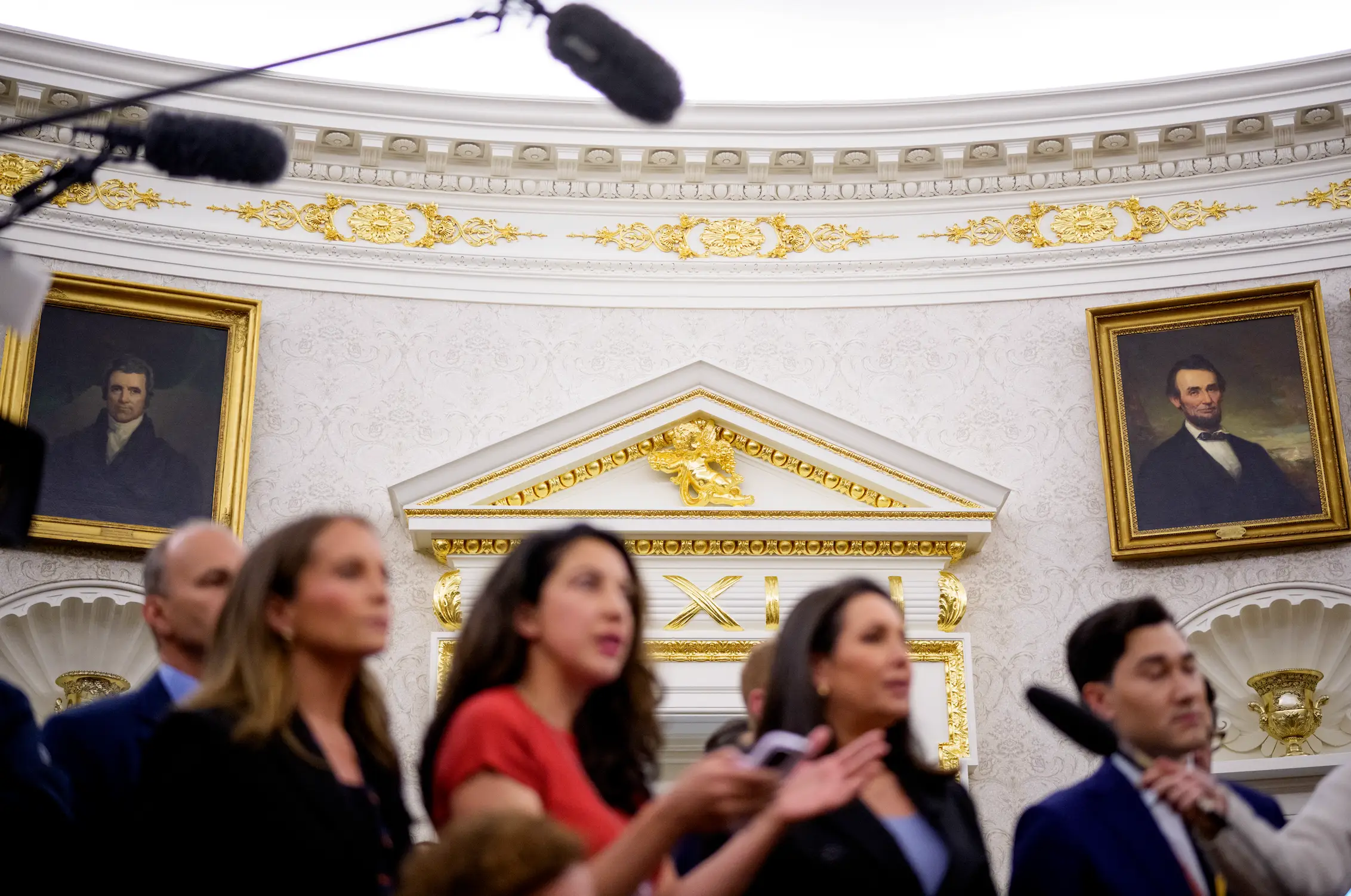 Trump previously adorned the White House with gold (Andrew Harnik/Getty Images)