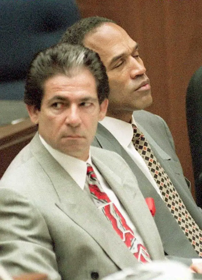 Robert Kardashian read out a note written by O.J. whilst he was on the run (Vince Bucci/AFP via Getty Images)