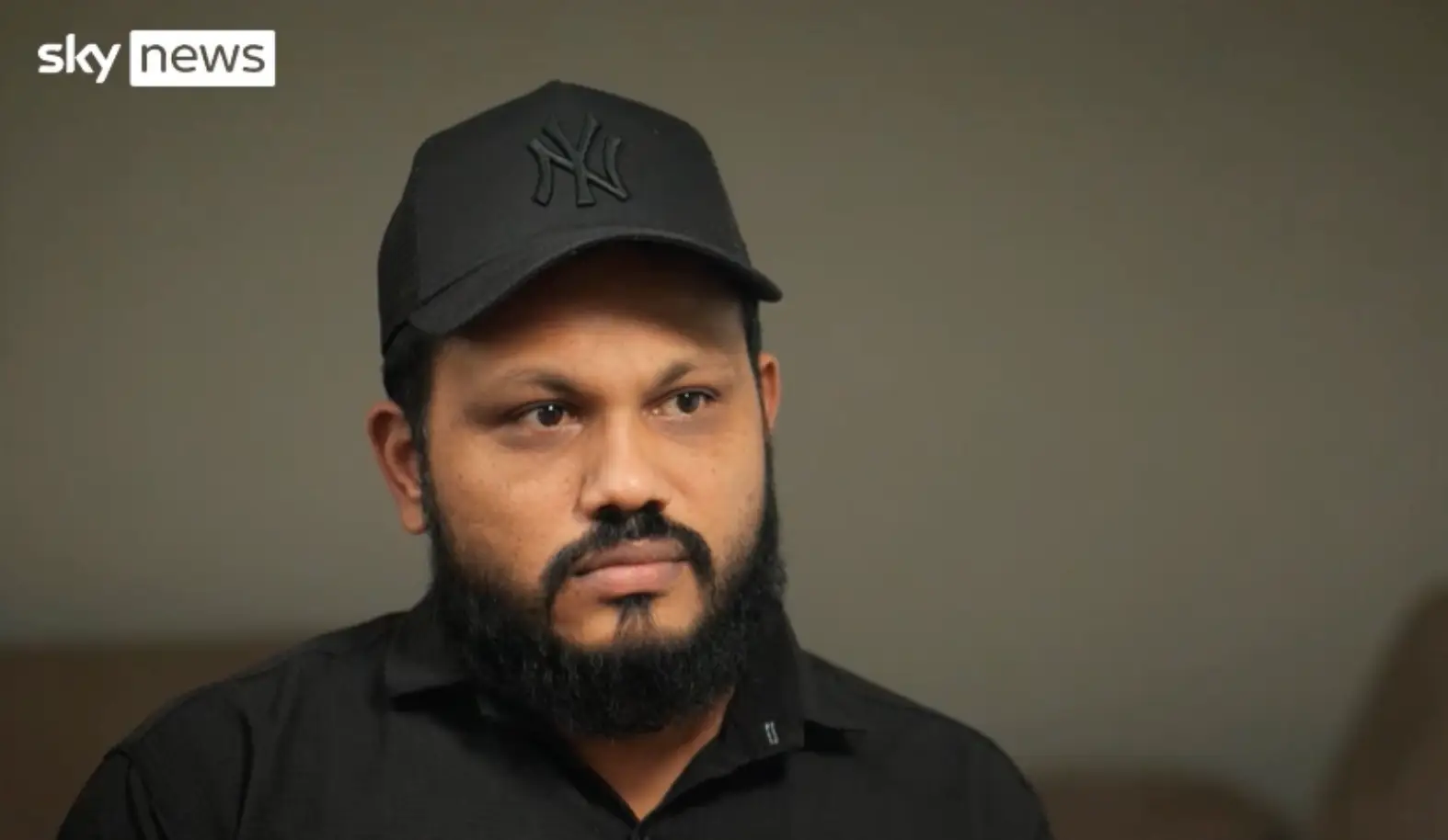 Vishwash Kumar Ramesh, 40, was the sole survivor of the crash (Sky News)