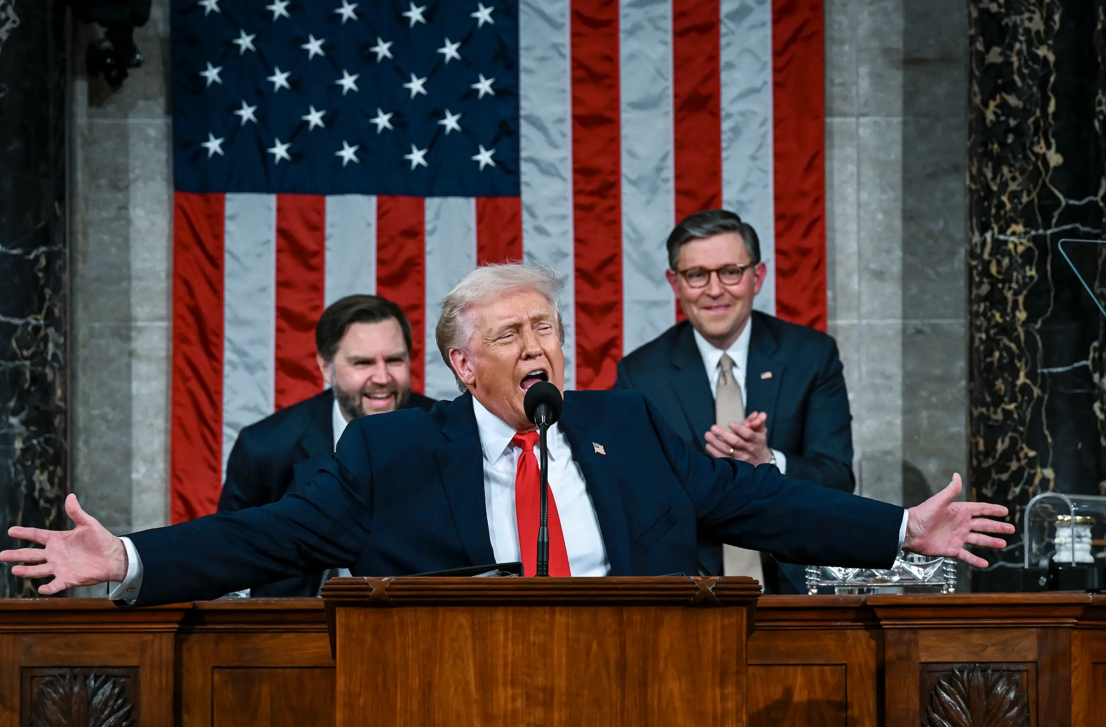 Trump delivered his State of the Union address on Tuesday (Kenny Holston-Pool/Getty Images)