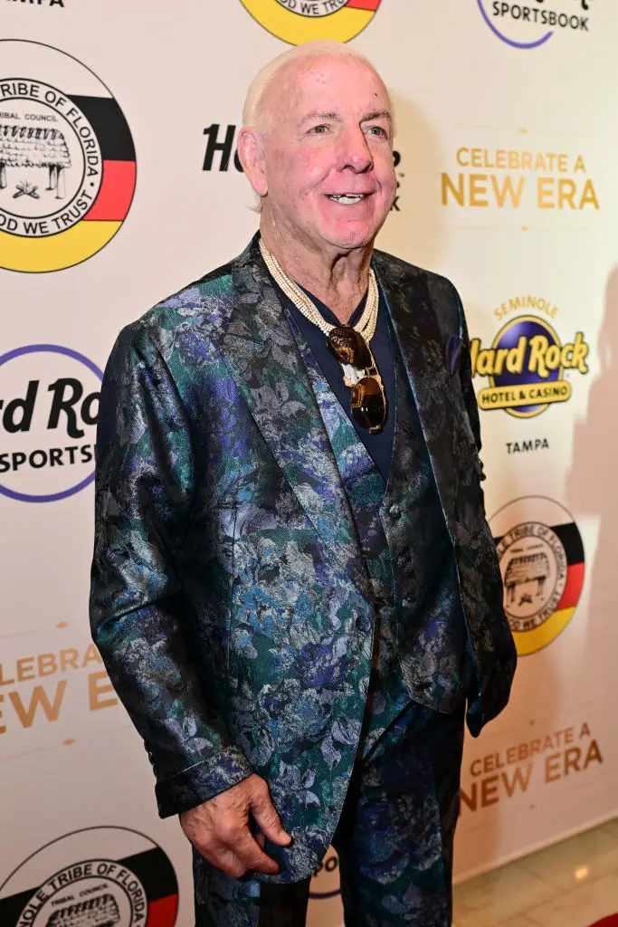 The former WWE star isn't shy about his past. (Julio Aguilar / Stringer / Getty)