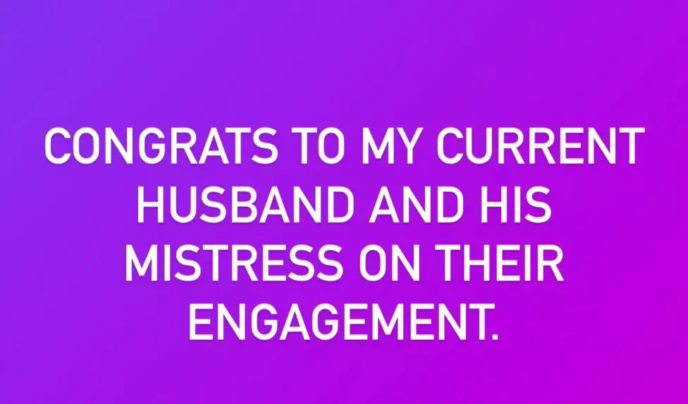 Lisa took to Instagram to respond to Lenny's engagement announcement.