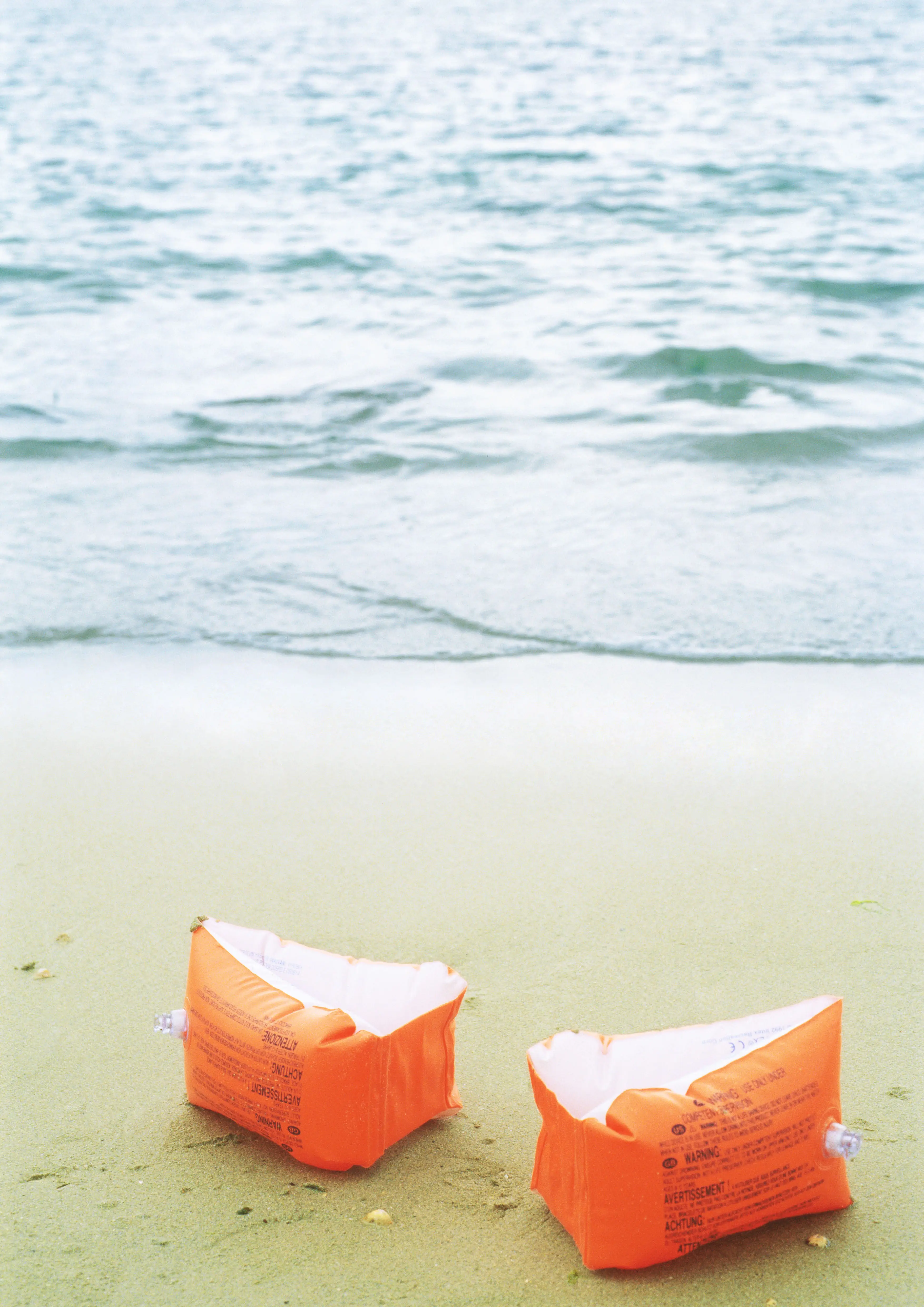 The gold medallists warned parents not to rely on floaties.