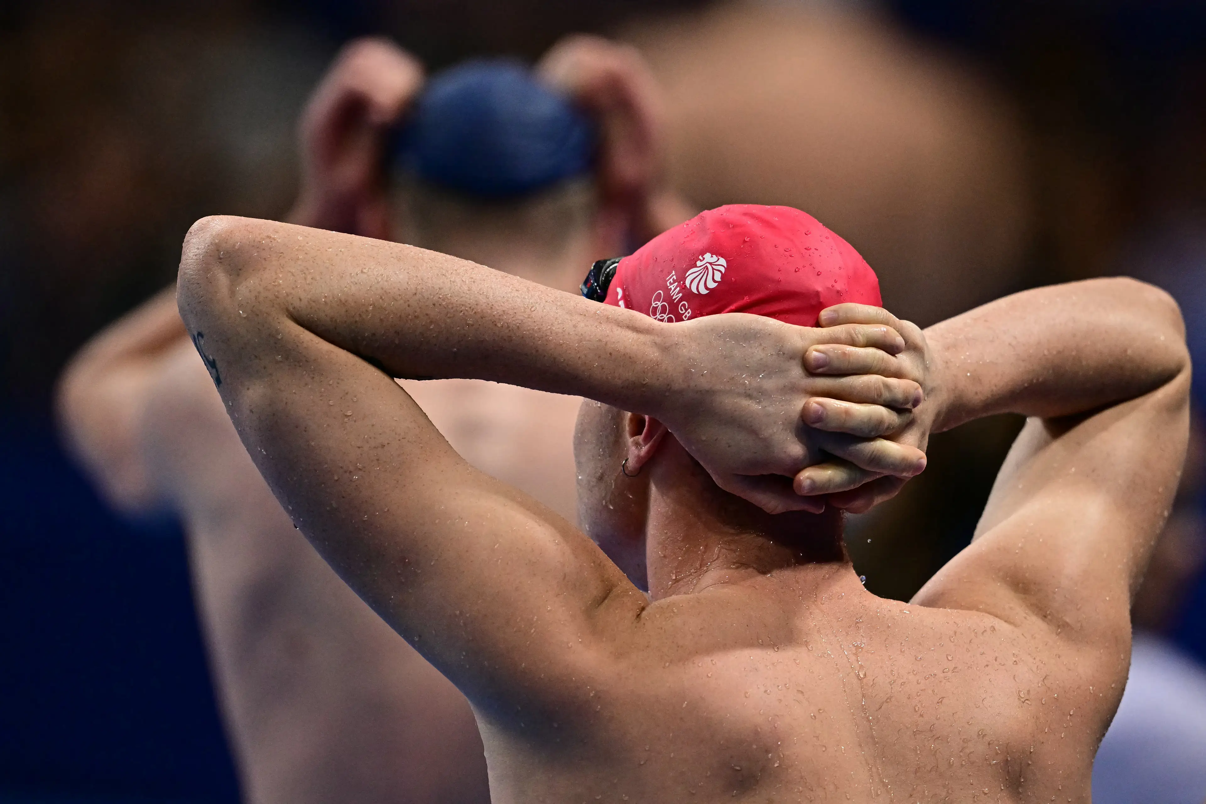 Greenbank's joy soon turned to disappointment (MANAN VATSYAYANA/AFP via Getty Images)