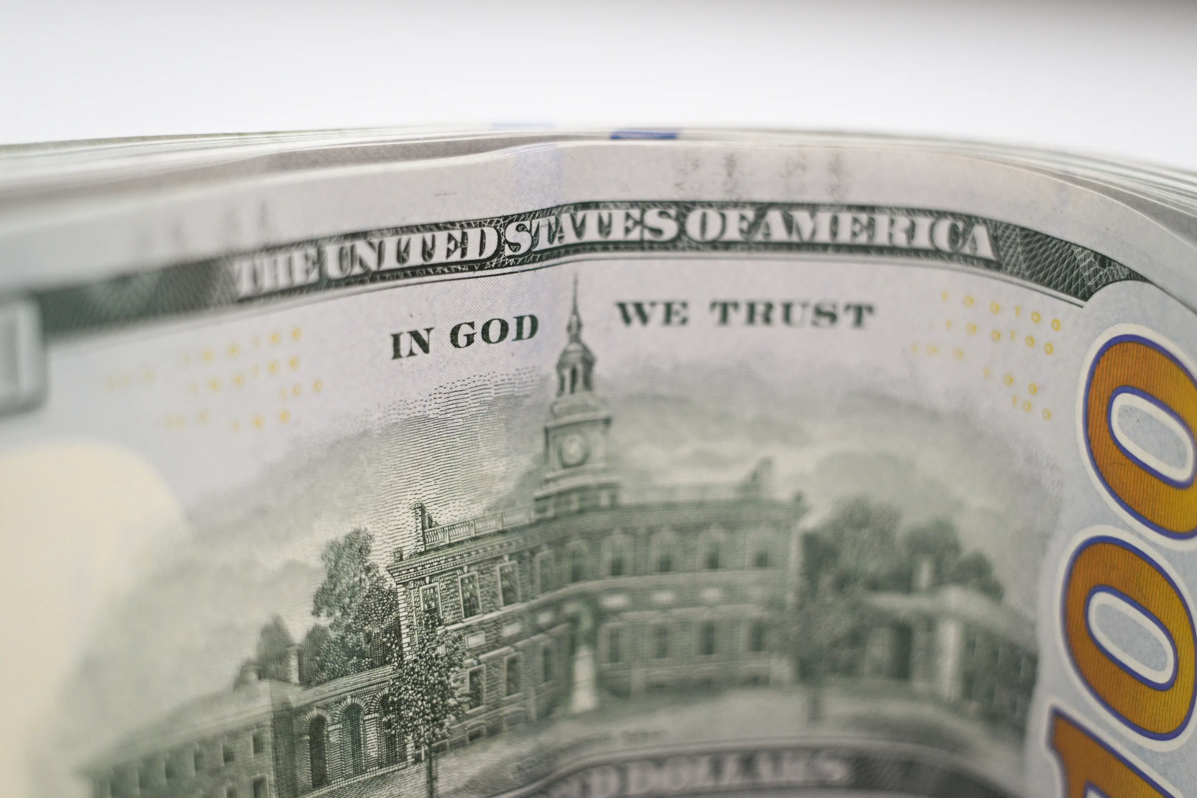 The US dollar is still dropping in value as we speak (Jaap Arriens/NurPhoto via Getty Images)