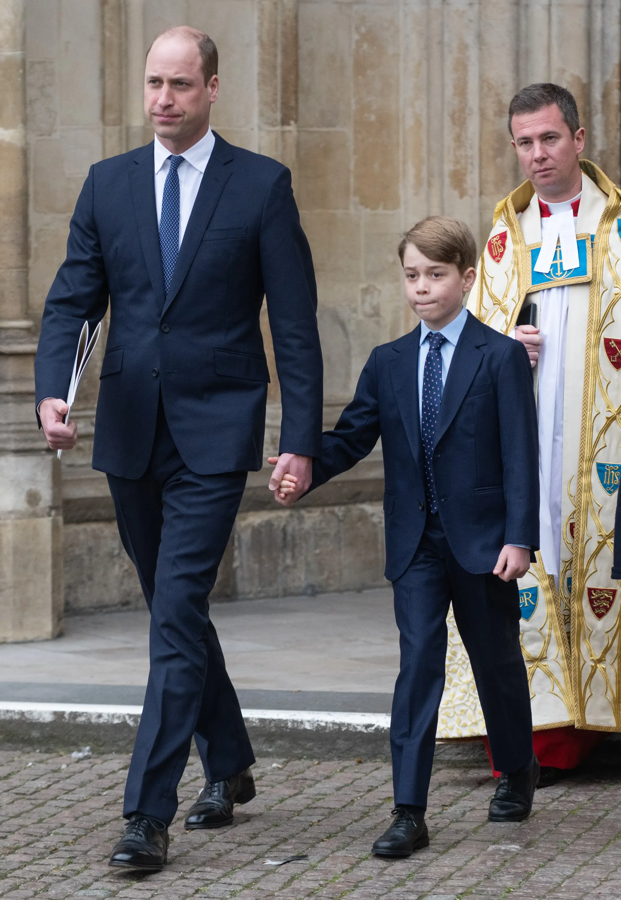 George also won't be able to travel with his father (Samir Hussein/WireImage)