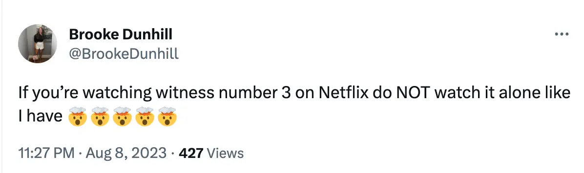 Viewers couldn't wait to share their reactions to the gritty psychological thriller.