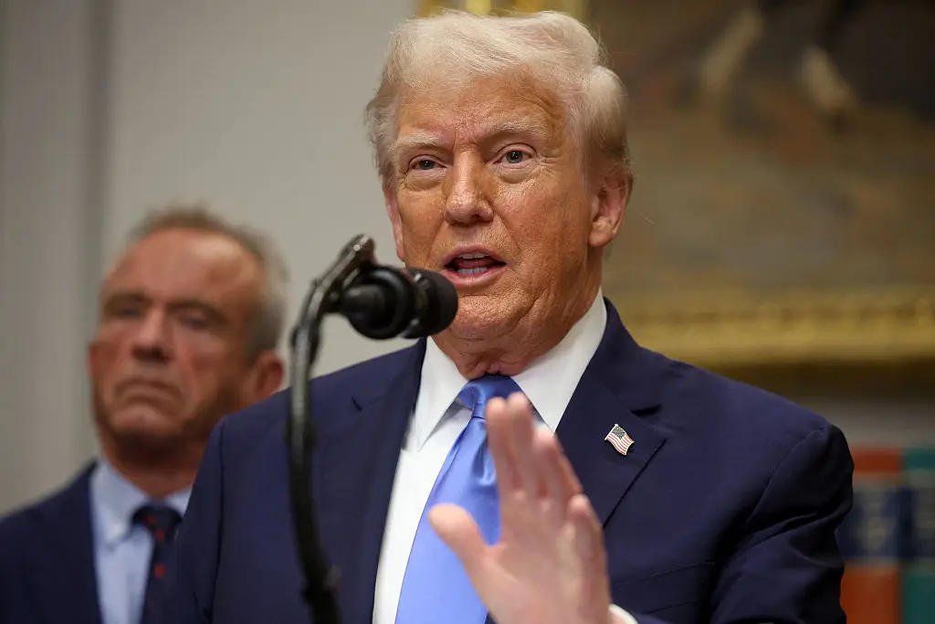 Trump claimed that Tylenol in pregnancy can cause autism in children (Francis Chung/Politico/Bloomberg via Getty Image)