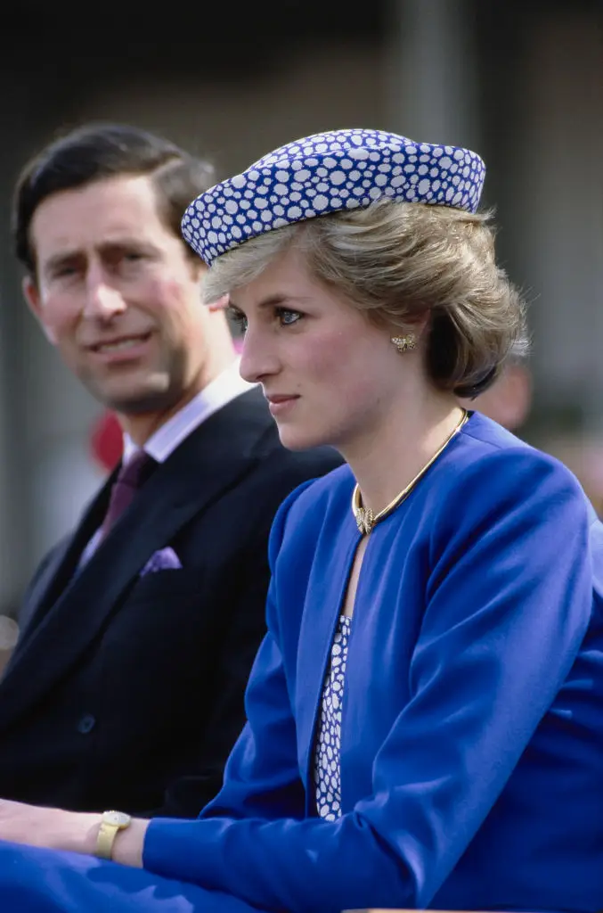 The earrings seen on Princess Diana in 1986 (Tim Graham Photo Library via Getty Images)