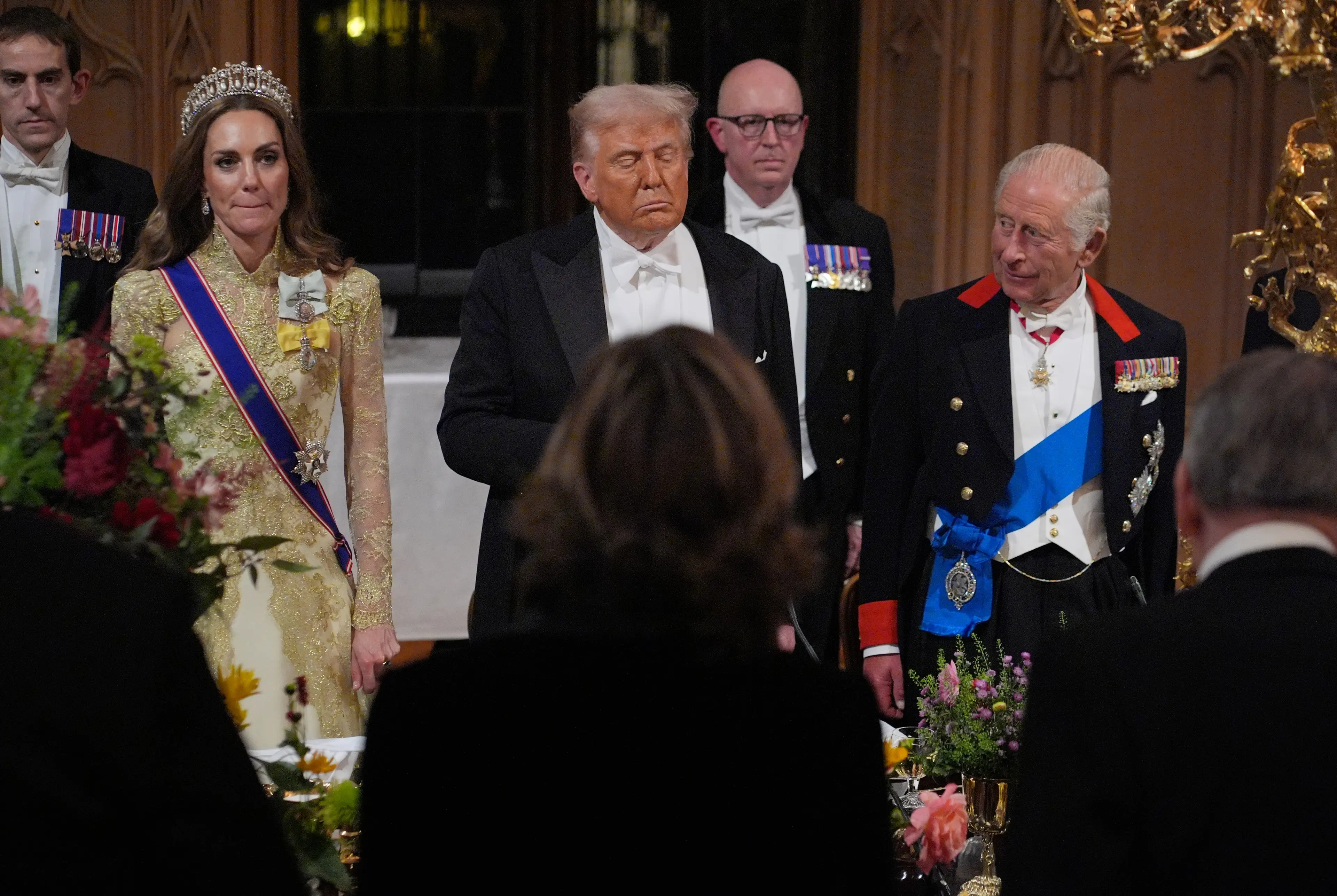 Trump gave a speech after the state dinner (Yui Mok - WPA Pool/Getty Images)