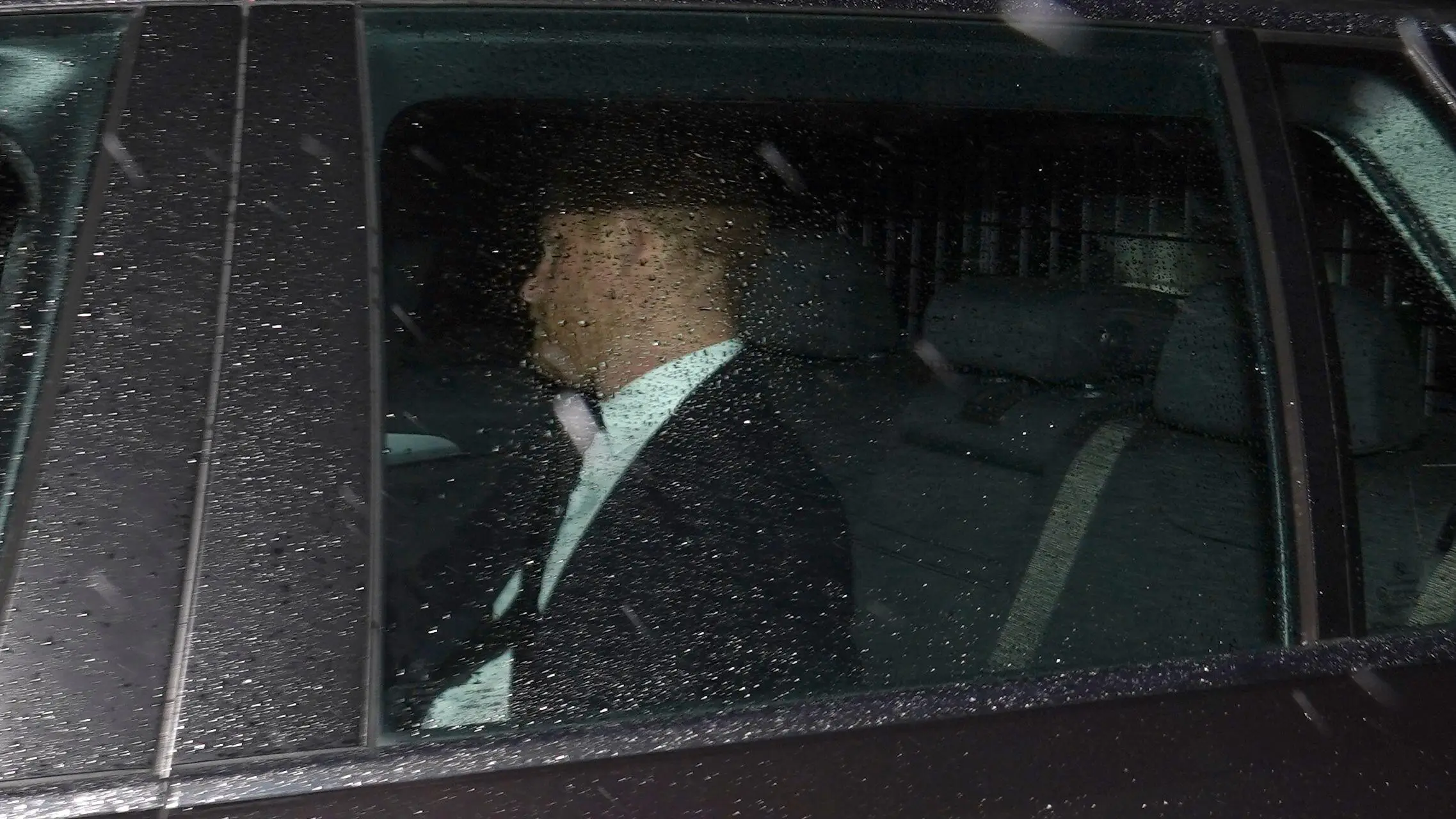 Harry arriving in Balmoral.