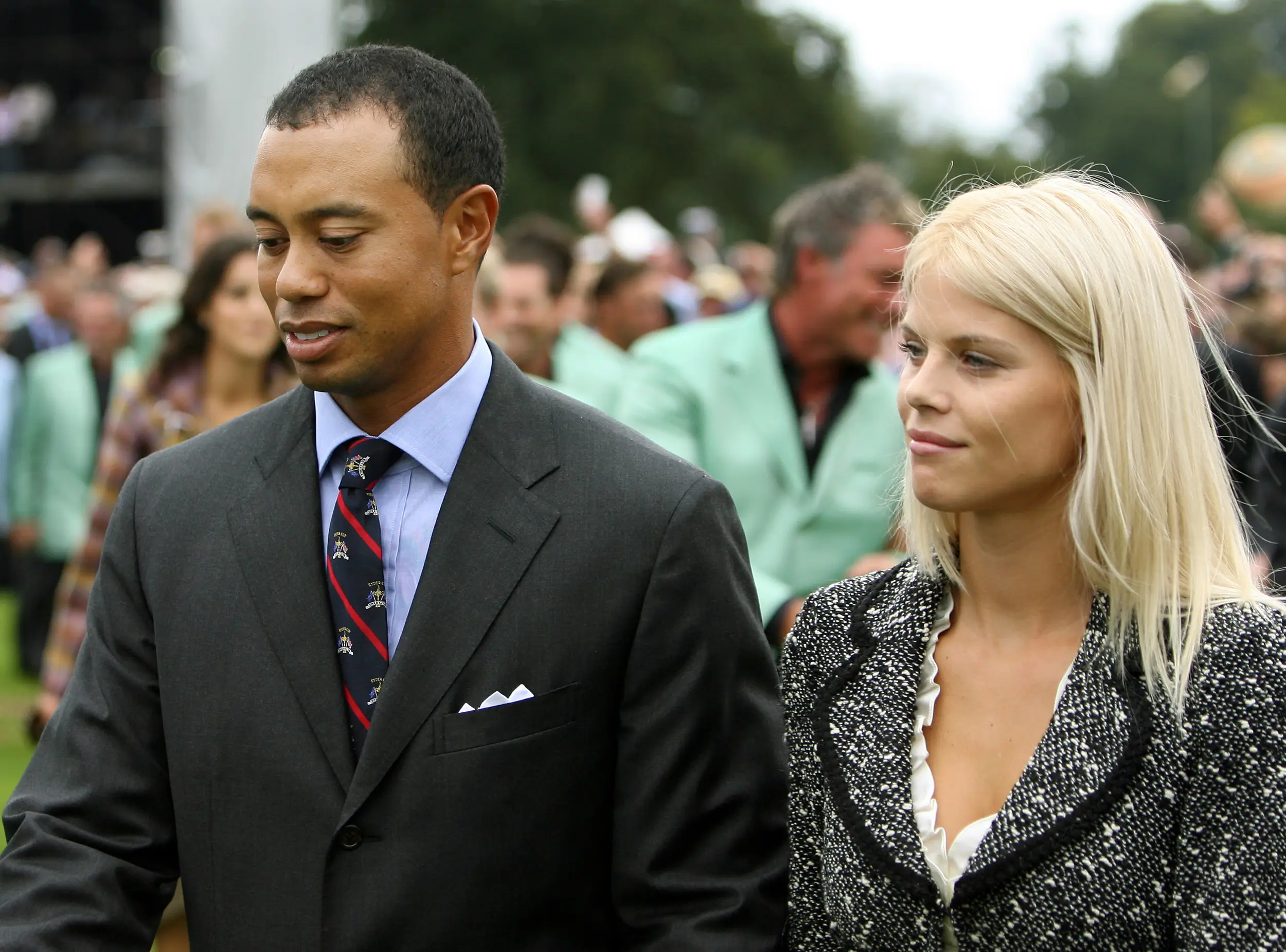 Woods was previously married to Elin Nordegren (ADRIAN DENNIS/AFP via Getty Images)