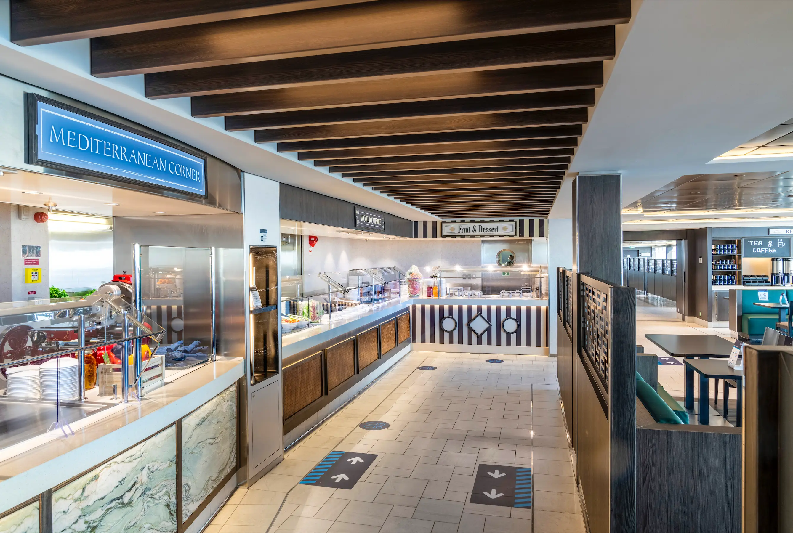 The Market Place Buffet serves food from all over the world. (MSC)