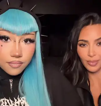 North West and Kim Kardashian addressed her love for piercings (TikTok/@kimandnorth)
