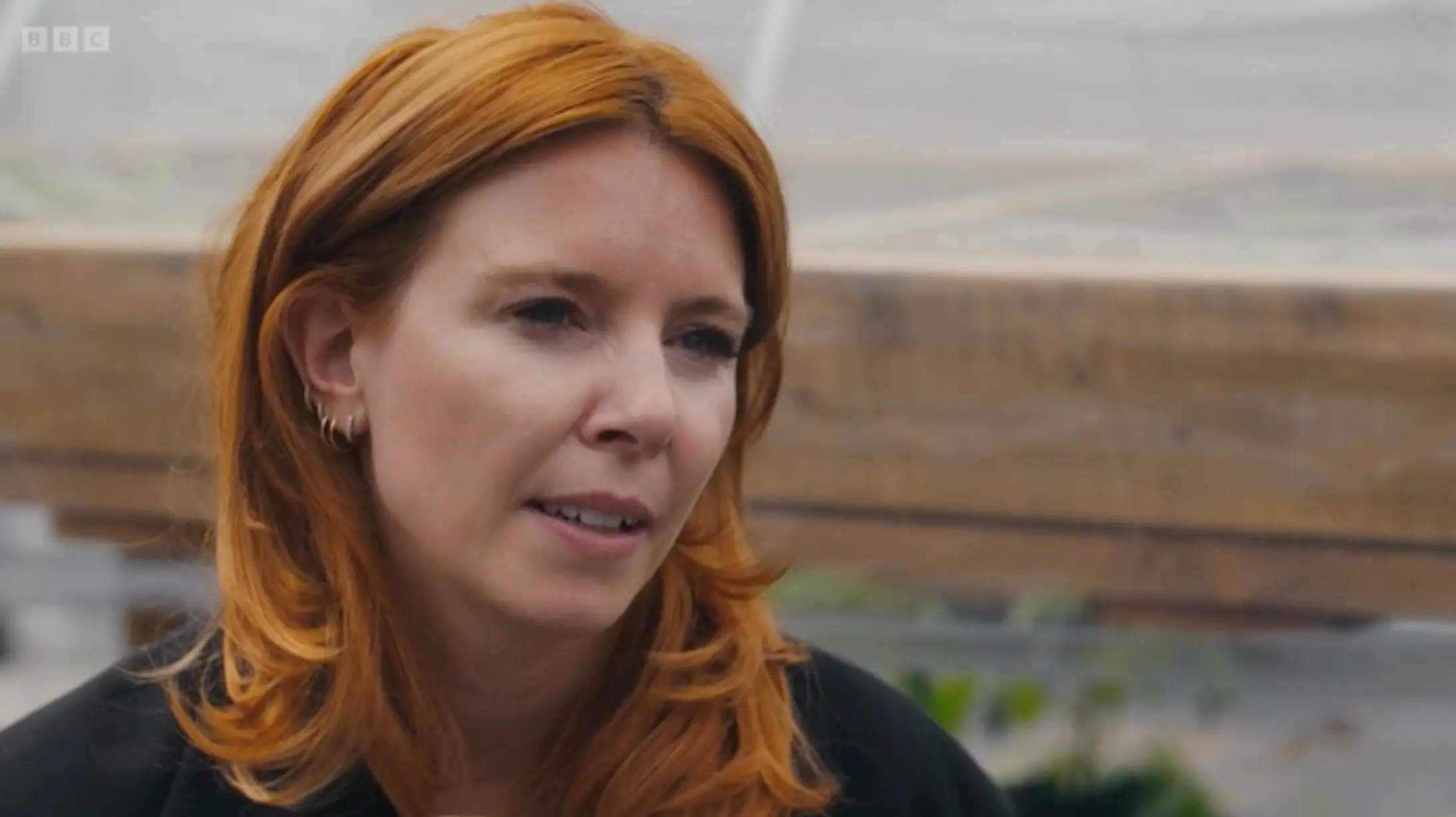 In the programme, Stacey explores the link between domestic abuse and women falling from height (BBC Three)