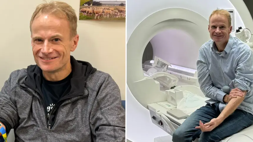 Doctor cancer-free one year after using own groundbreaking treatment for brain tumour