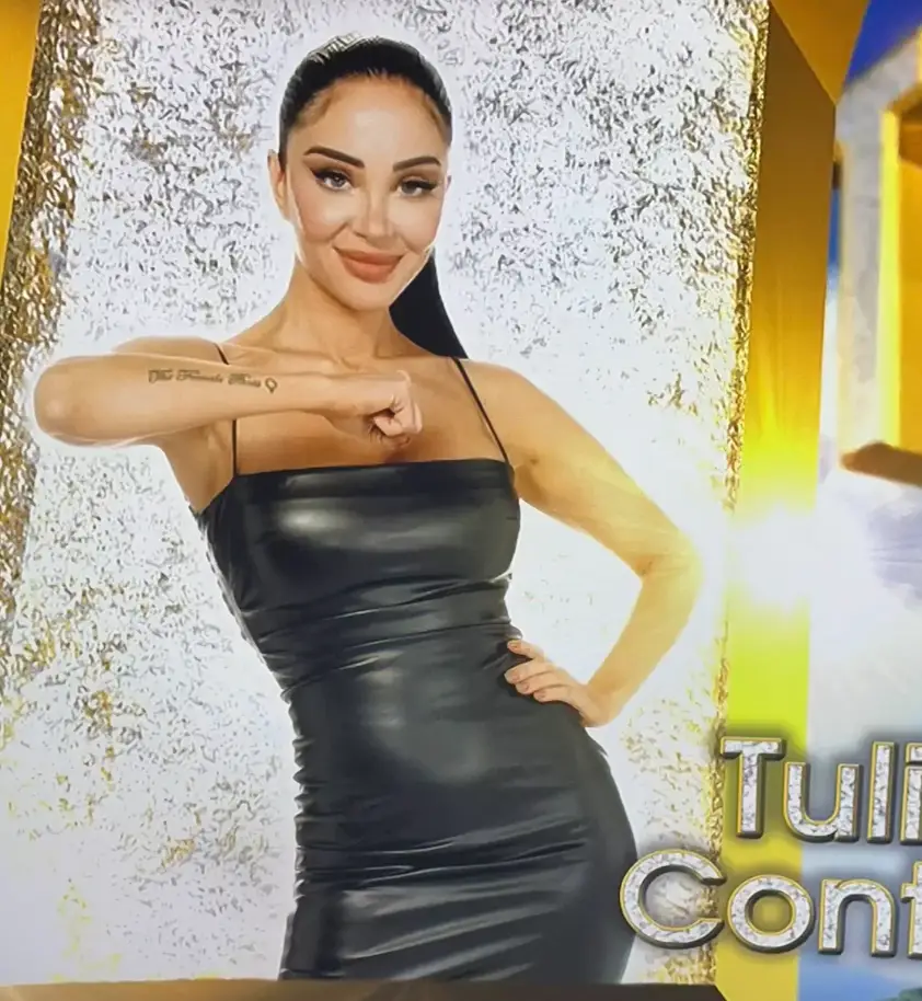 Her tattoo is a nod to herself (ITV)