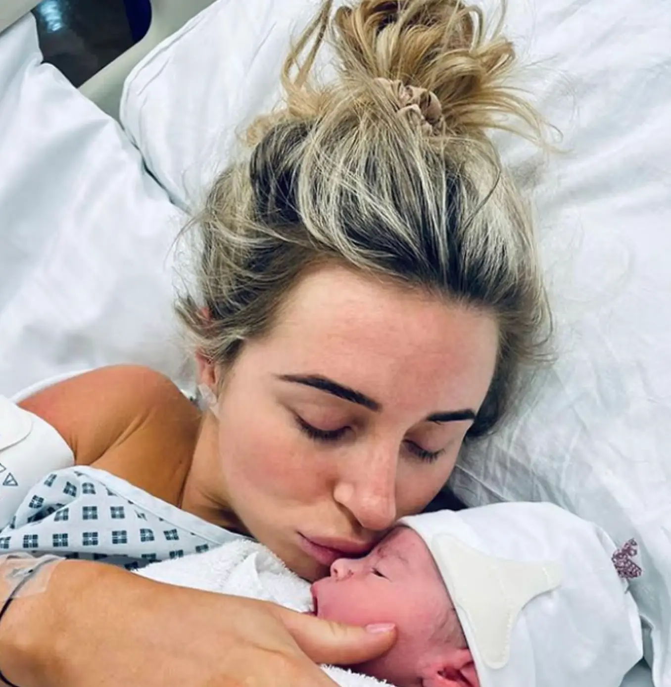 Dani shared a heartwarming post announcing the birth of her son (Instagram)