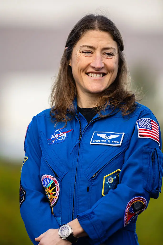 Christina Koch will become the first woman to go to the moon (NurPhoto/Getty Images)
