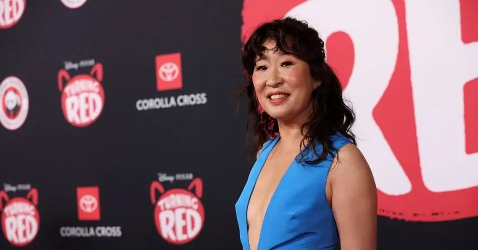 Sandra Oh stars in Turning Red alongside Rosalie Chiang. (