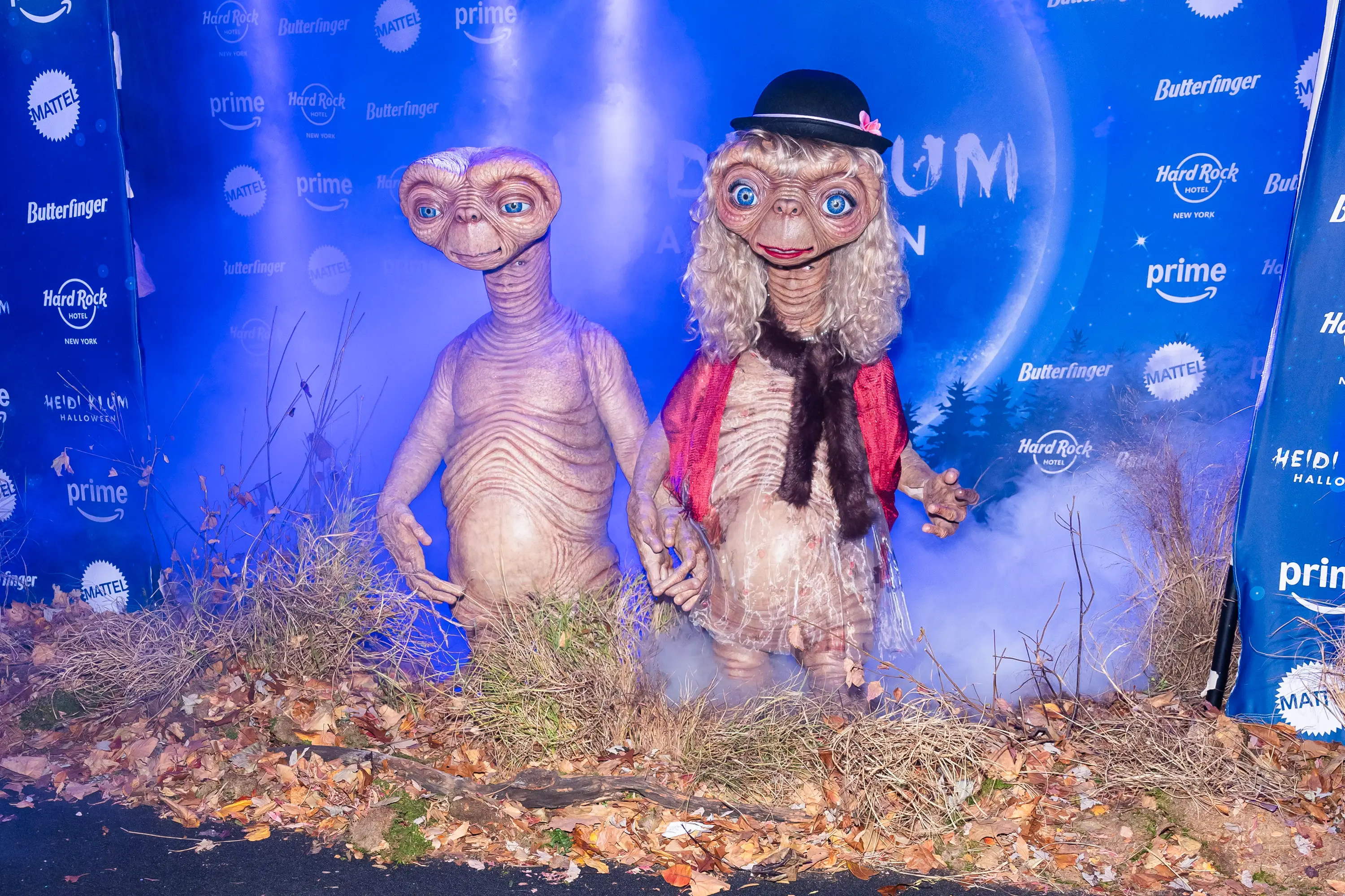 Heidi and her husband dressed as E.T this year (TheStewartofNY/WireImage)