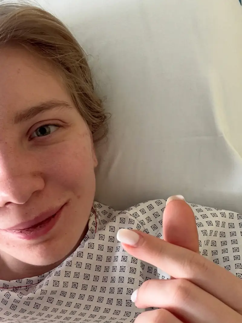 Sellier sustained a severe eye injury during the race (Instagram/@kamila_sellier)