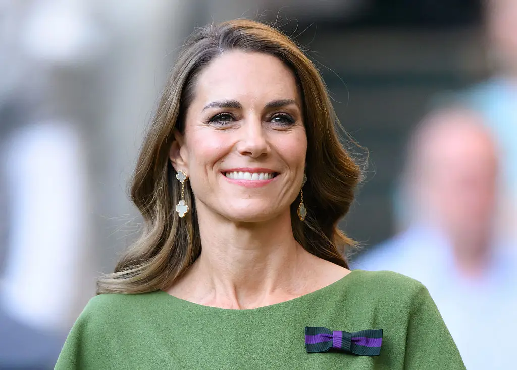 Kate Middleton donned her signature purple and green bow at Wimbledon (Karwai Tang / Contributor / Getty Images)