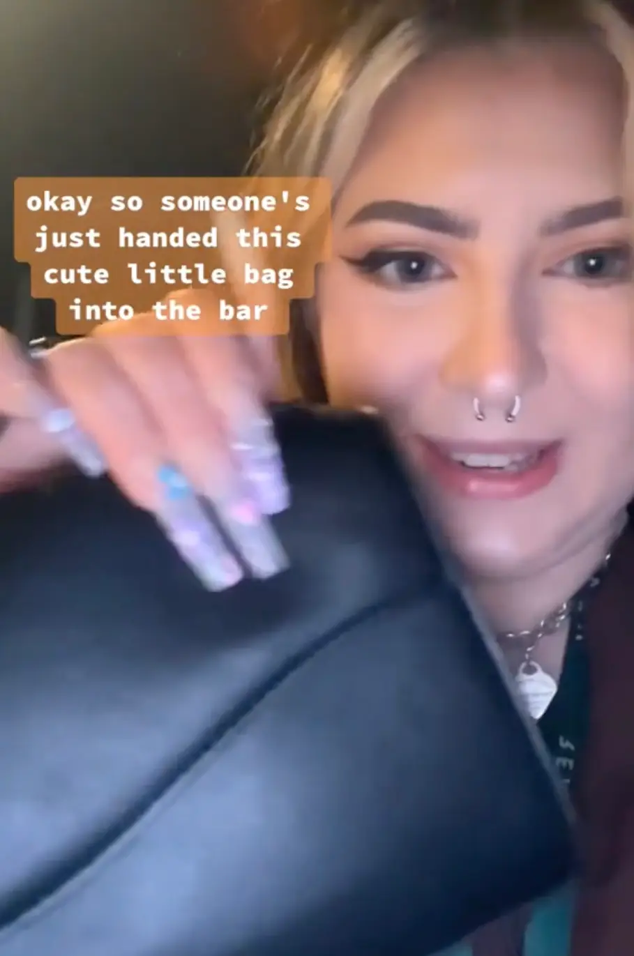 The nightclub manager was amused by the discovery.