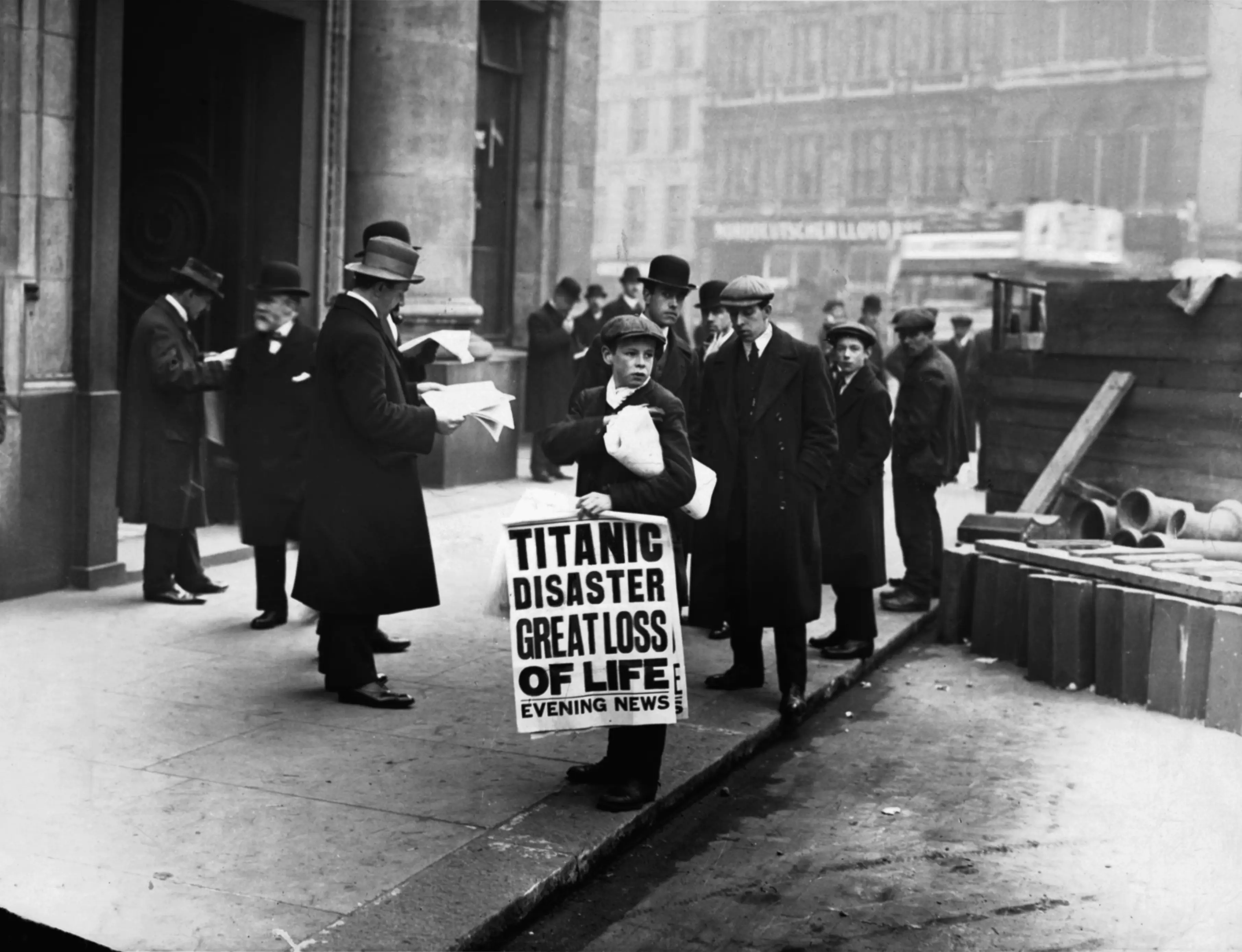 The Titanic sunk on 14 April, 1912 (Hulton-Deutsch Collection/CORBIS/Corbis via Getty Images)