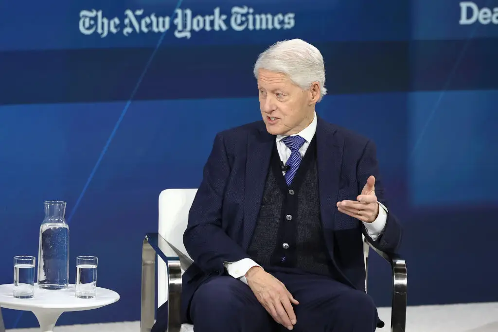 Epstein's brother has clarified one of the emails was not about Bill Clinton, despite rumours (Michael M. Santiago/Getty Images)