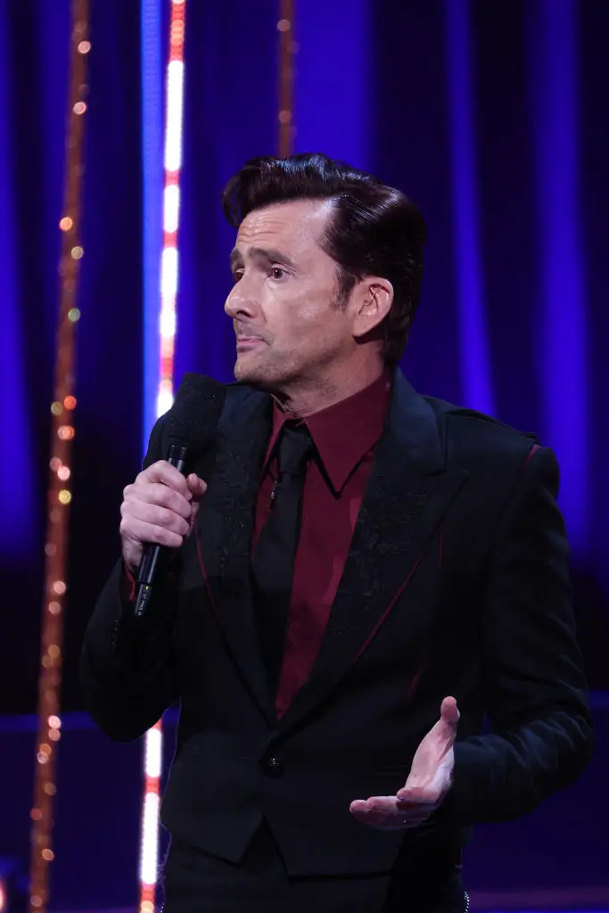 The host made jokes about several celebrities. (Tristan Fewings/BAFTA / Contributor / Getty)