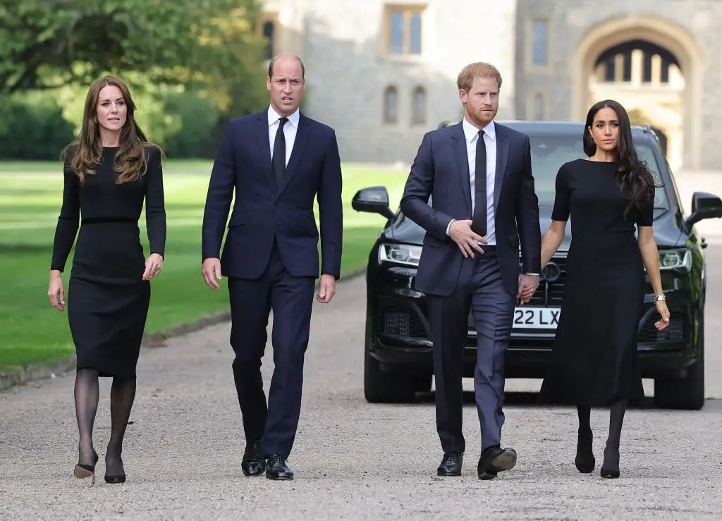 Meghan Markle and Prince Harry shared their thoughts on the Prince and Princess of Wales during their engagement announcement interview (Chris Jackson / Staff / Getty Images)
