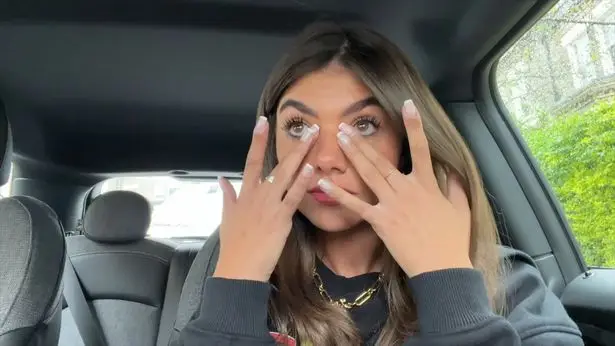 Samie broke down in tears as she spoke about her health scare.