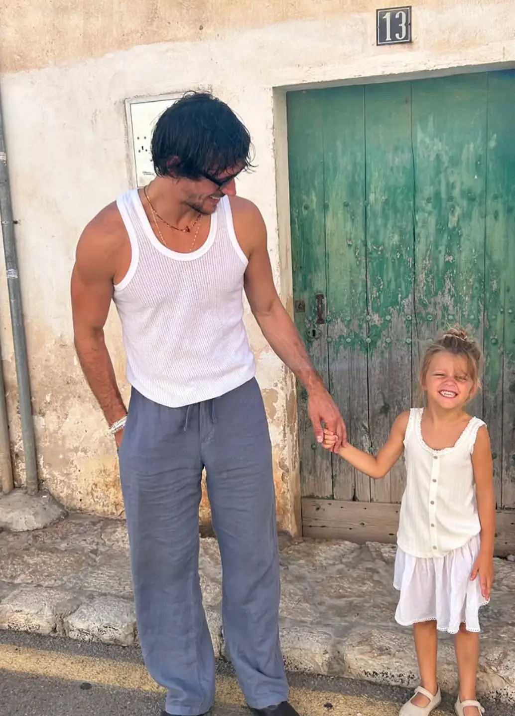 Hall shared his daughter, River, with Beqiri (Instagram/@jakehall)