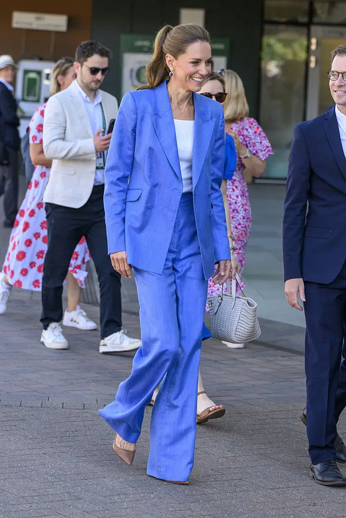 The Princess made her first Wimbledon appearance on day four of the tournament (Anadolu/Getty Images)